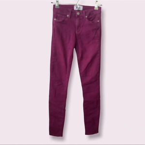 PAIGE Purple Skinny Jeans Size 2
